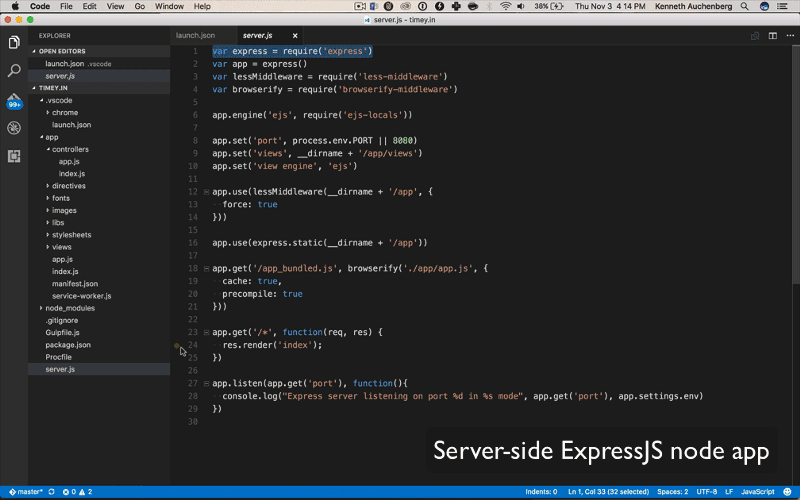 Introducing simultaneous “nirvana” JavaScript debugging for Chrome and  Node.js in VS Code